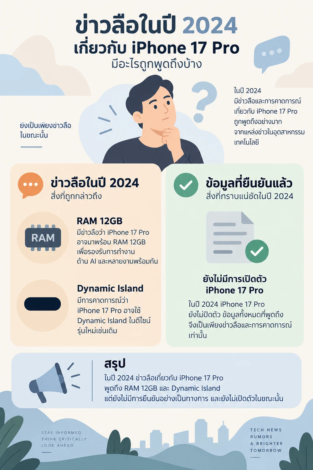 ข่าวลือในปี 2024 กล่าวถึงอะไร