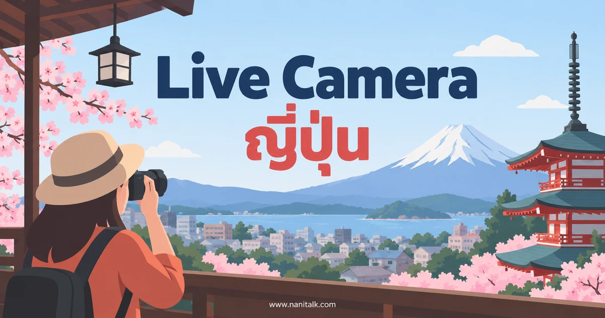 รวมลิงก์ Live Camera ญี่ปุ่น ดูภาพสดจากโตเกียว โอซาก้า เกียวโต และฟูจิ