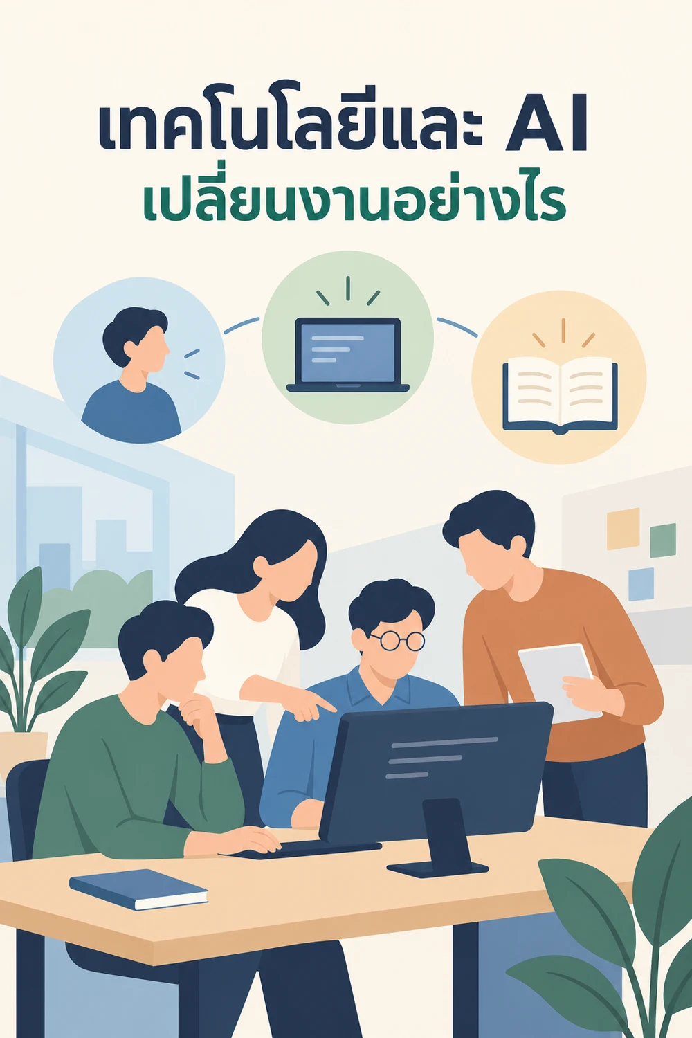 เทคโนโลยีและ AI เปลี่ยนงานอย่างไร