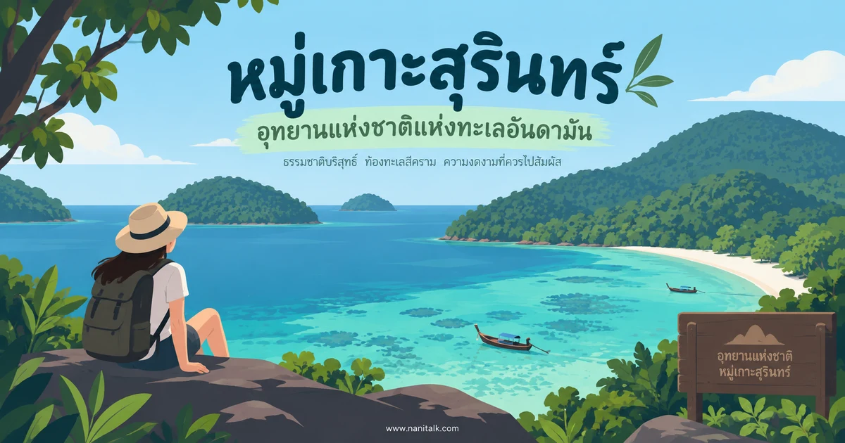 หมู่เกาะสุรินทร์ ประวัติ ธรรมชาติ และข้อมูลเที่ยวอุทยานฯ