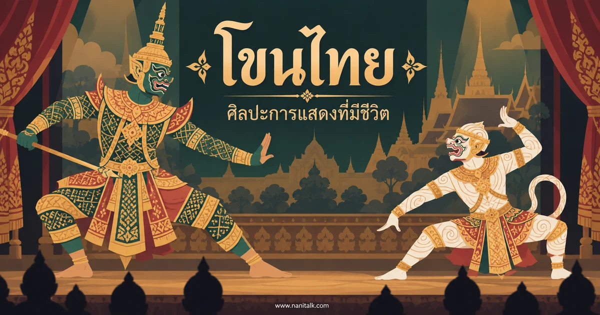โขนไทยคืออะไร: จากเรื่องรามเกียรติ์สู่มรดกภูมิปัญญาของมนุษยชาติ