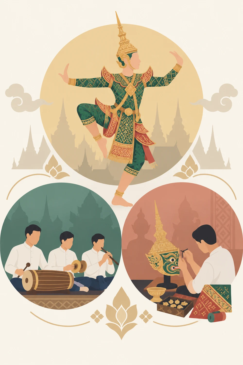 องค์ประกอบใดทำให้โขนเป็นโขน