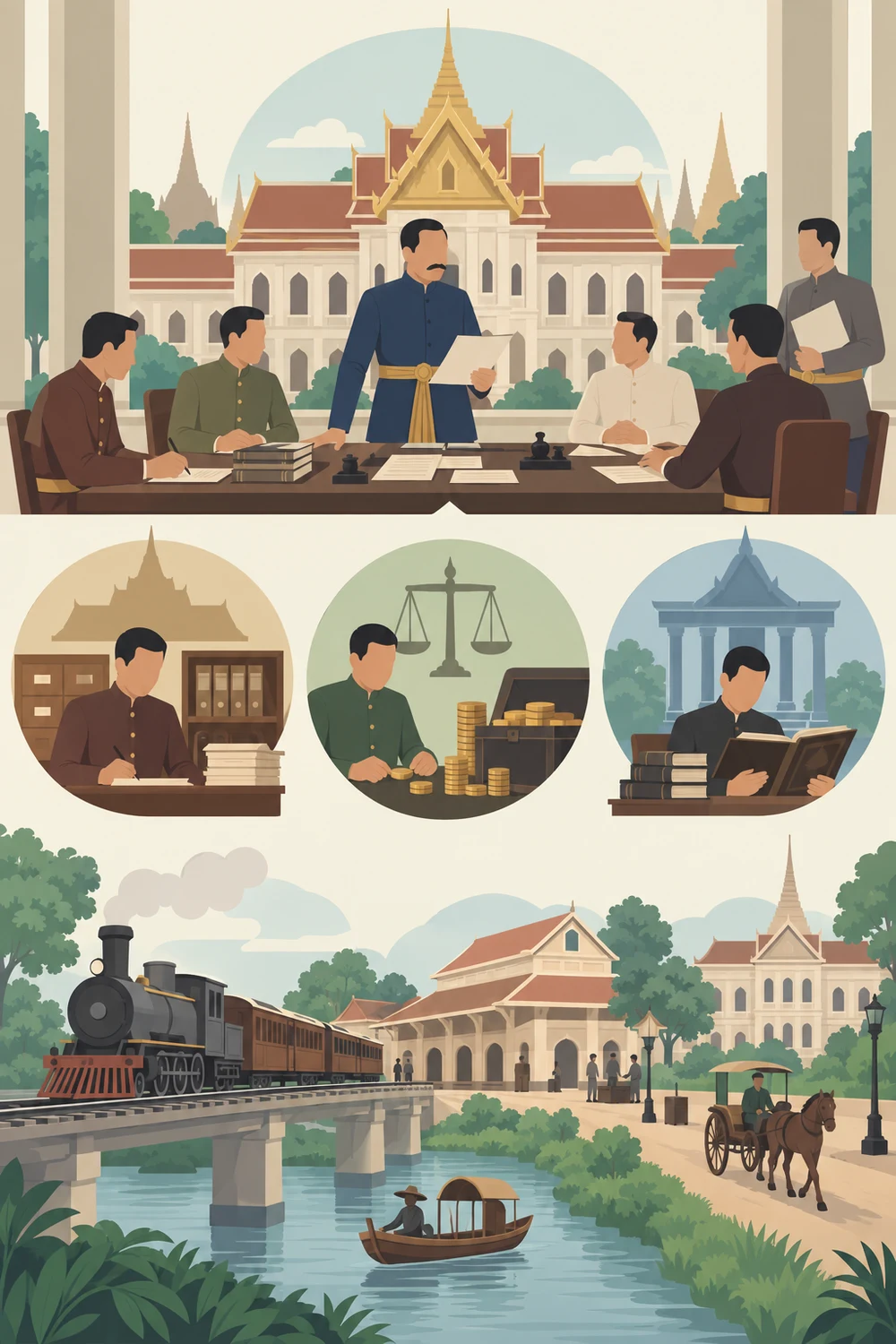 การปฏิรูปสยามเกิดจากแรงกดดันและผู้คนหลายรุ่น
