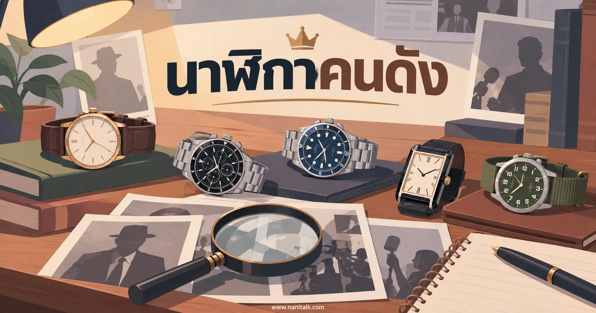 นาฬิกาของบุคคลดัง: อ่านภาพเก่าปี 2018 อย่างไรไม่ให้เข้าใจผิด