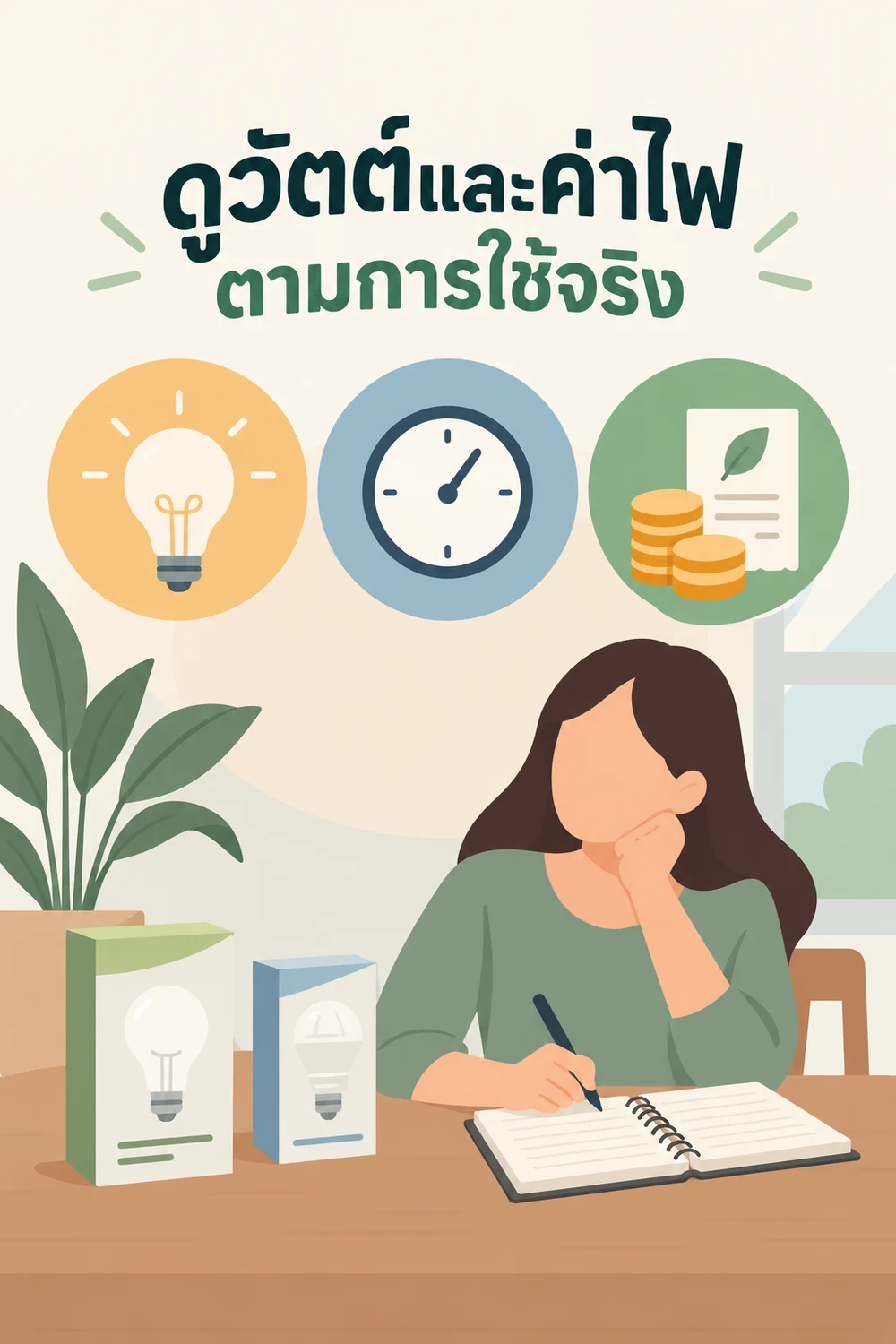 ดูวัตต์และค่าไฟตามการใช้จริง