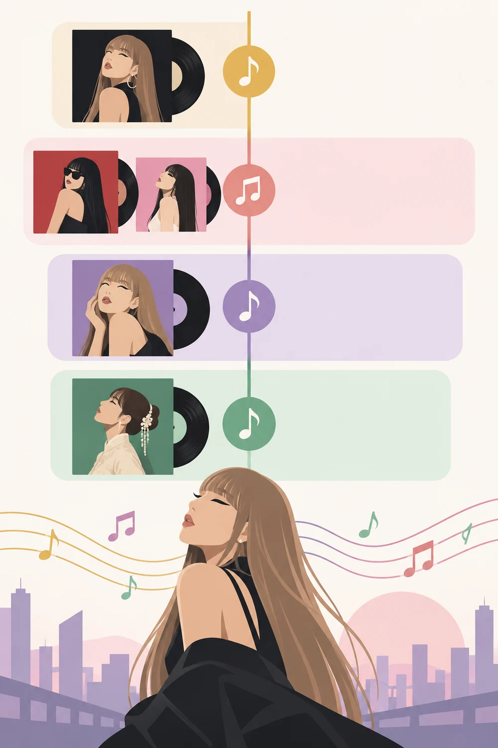 เพลงเดี่ยวตั้งแต่ LALISA ถึงผลงานปี 2026