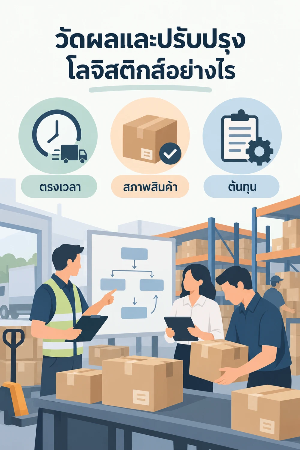 วัดผลและปรับปรุงโลจิสติกส์อย่างไร
