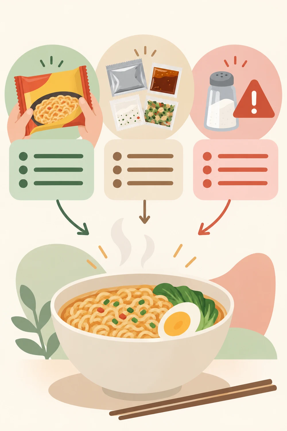 บะหมี่กึ่งสำเร็จรูปและเครื่องปรุง