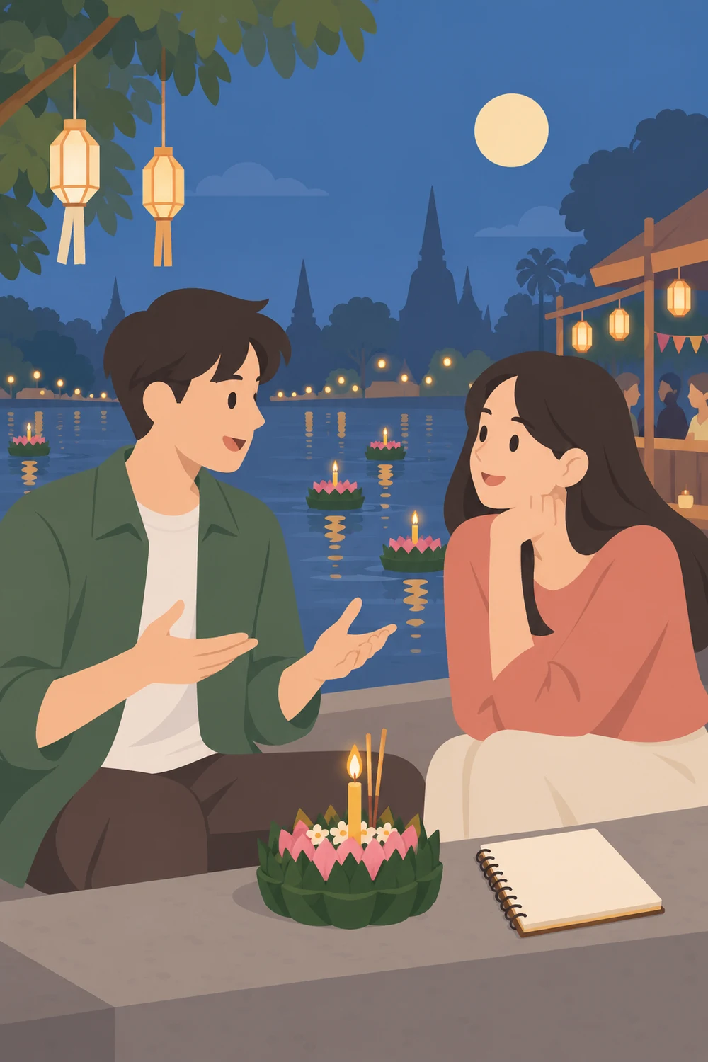 ตัวอย่างประโยคภาษาอังกฤษที่ใช้เล่าให้เพื่อนฟัง