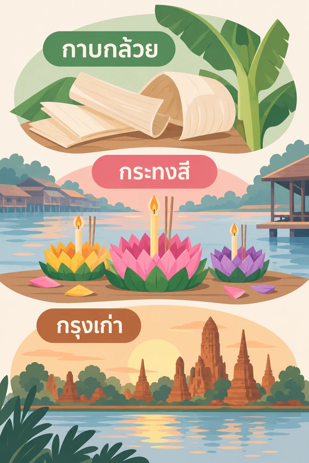 สมุทรสงคราม ราชบุรี และพระนครศรีอยุธยา