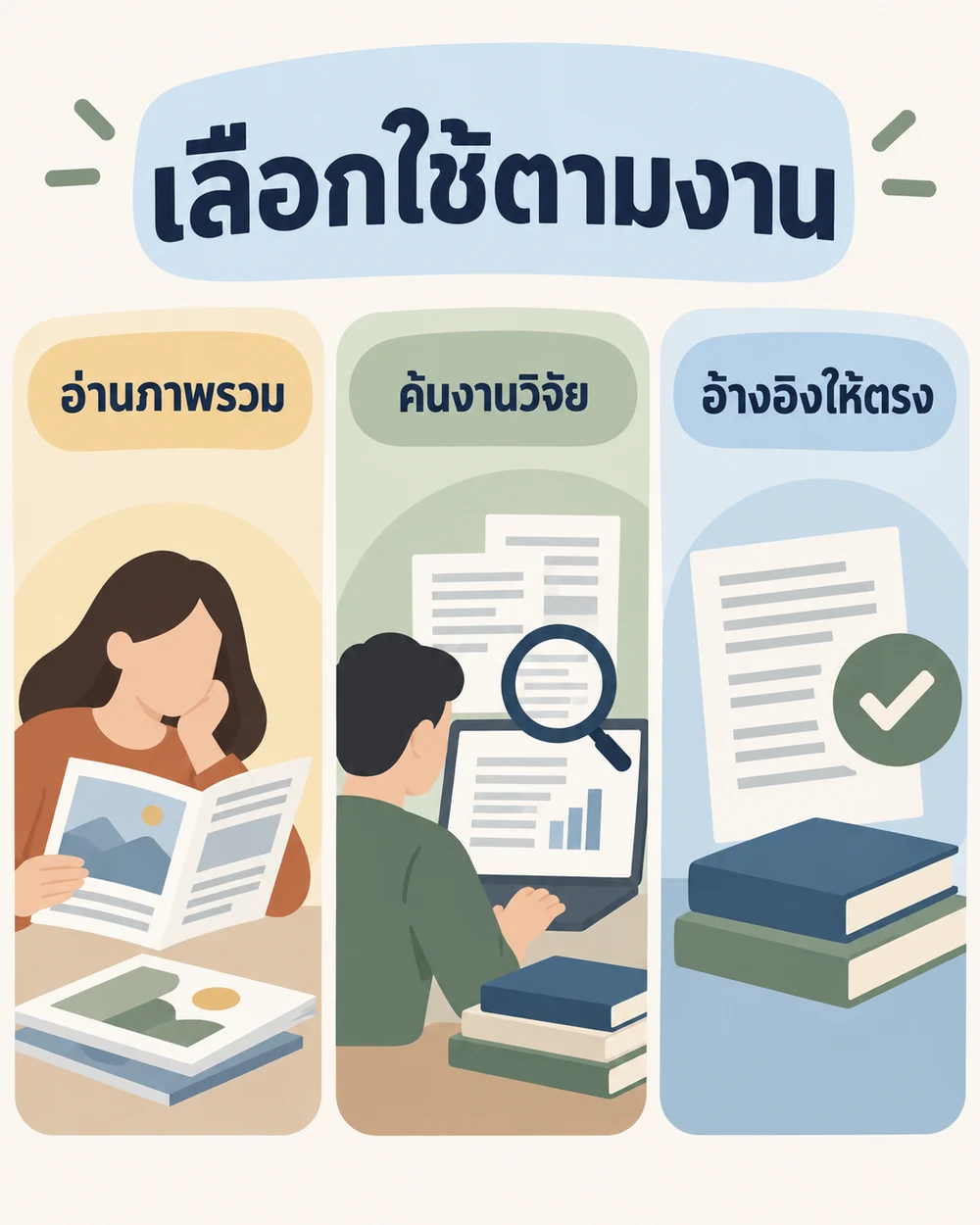 ควรเลือกนิตยสารหรือวารสารให้เหมาะกับงานอย่างไร
