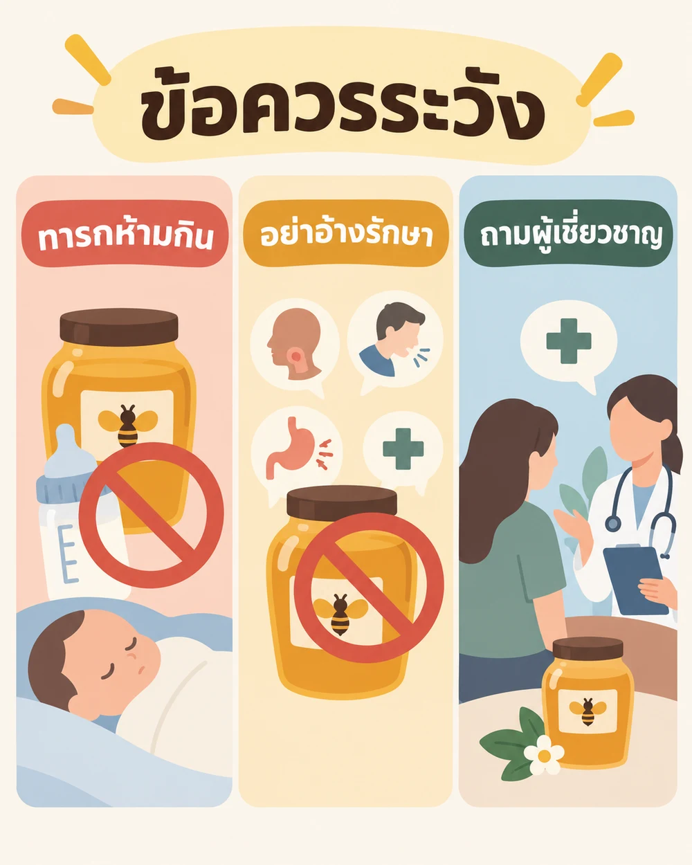 เด็กเล็กและคำอ้างสรรพคุณต้องระวังอะไร
