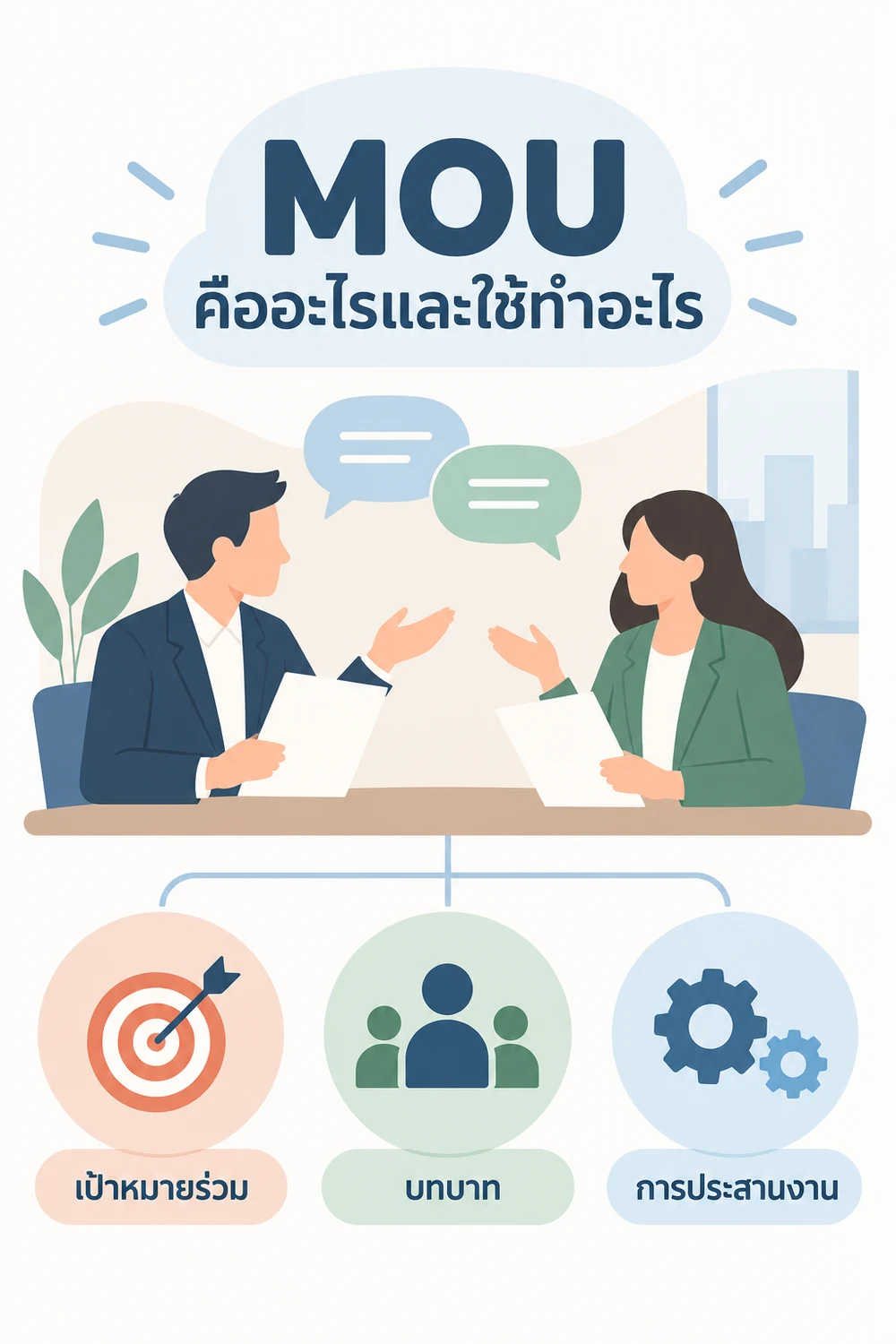 MOU คืออะไรและใช้ทำอะไร