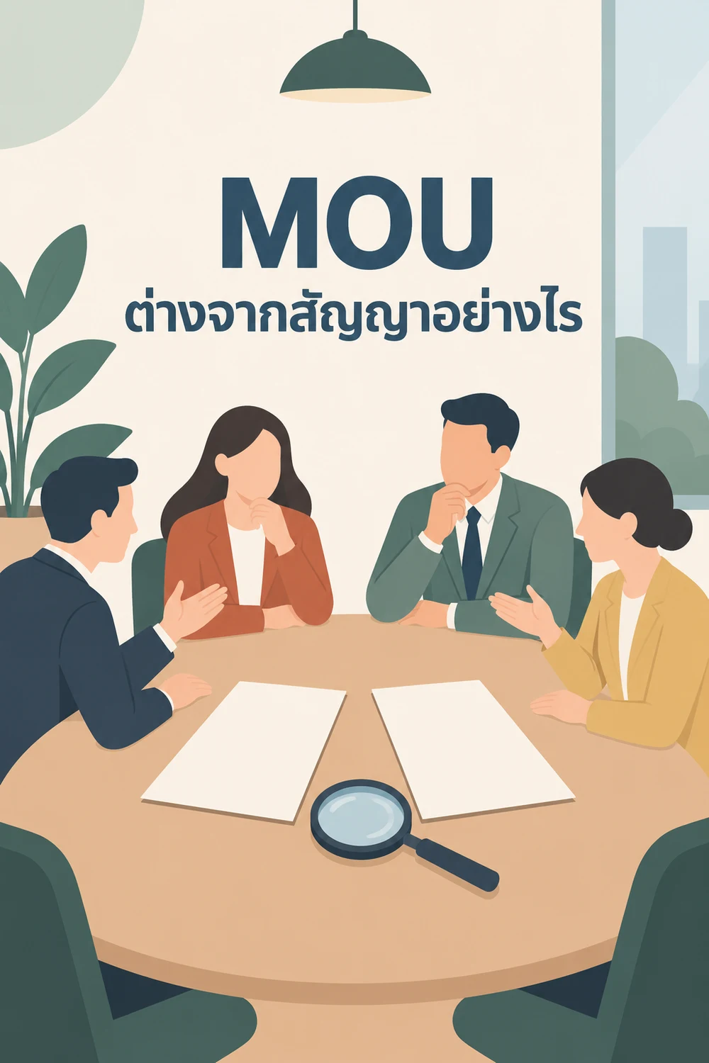 MOU ต่างจากสัญญาอย่างไร