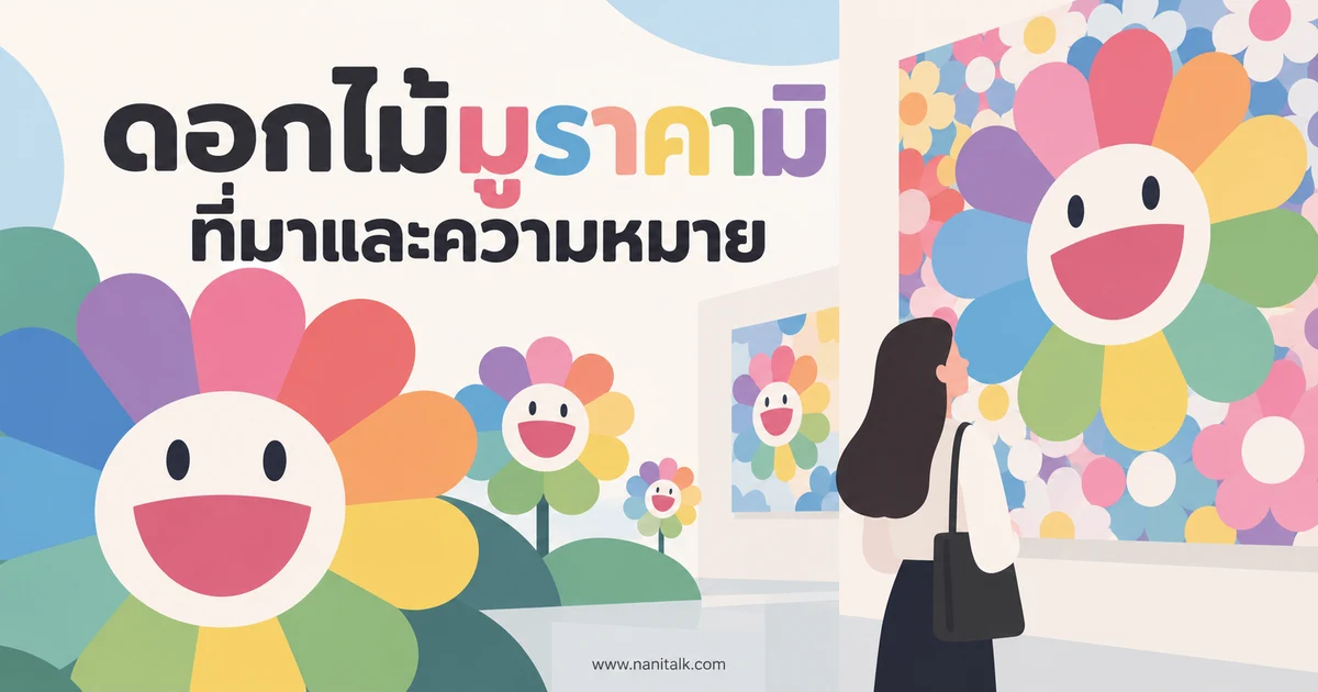 ดอกไม้มูราคามิ (Murakami) คืออะไร? ที่มา ความหมาย และเรื่องราคา