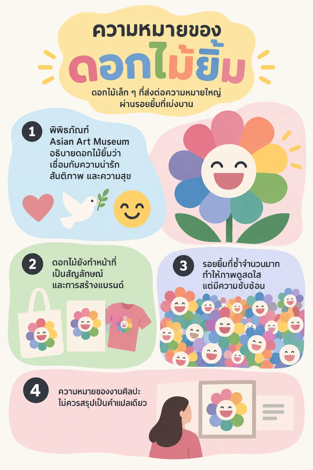 ความหมายของดอกไม้ยิ้ม