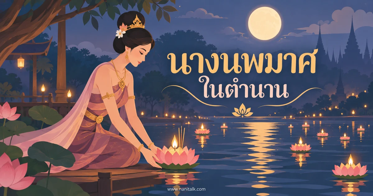 นางนพมาศคือใคร? อ่านตำนานลอยกระทงแยกจากประวัติศาสตร์