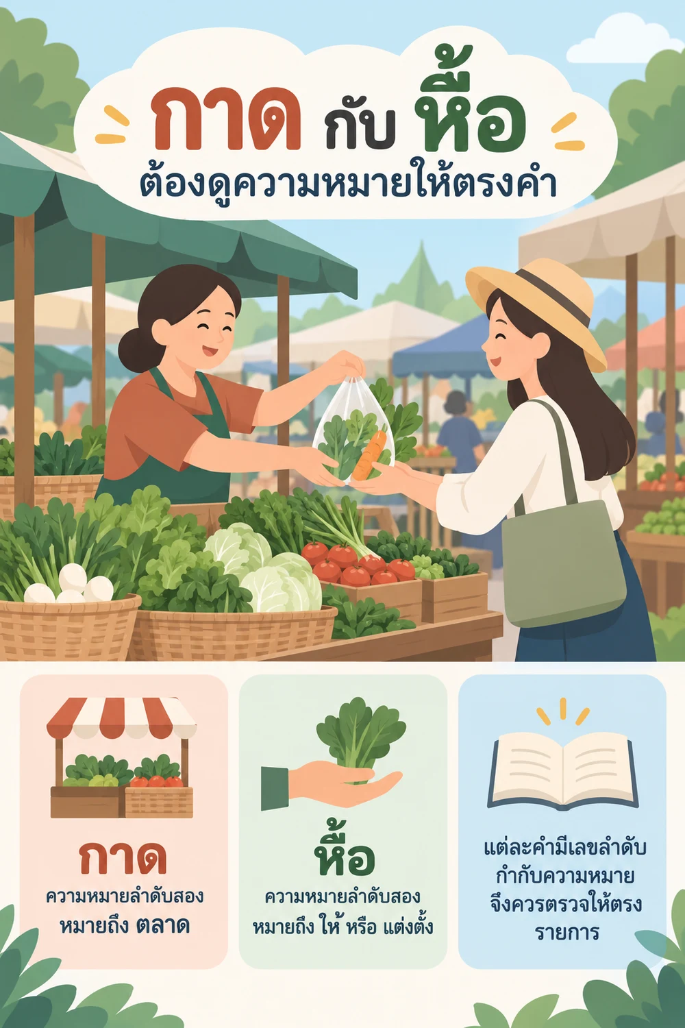 กาด กับ หื้อ ต้องดูความหมายให้ตรงคำ
