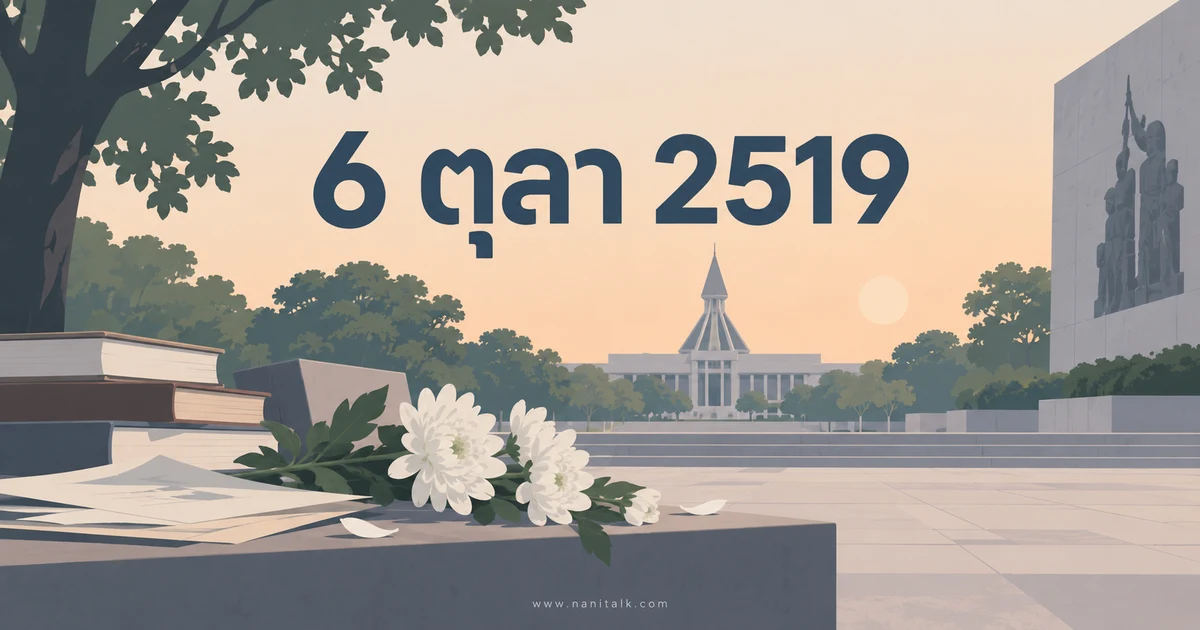 เหตุการณ์ 6 ตุลา 2519 คืออะไร ลำดับเหตุการณ์และสิ่งที่ยังต้องจดจำ