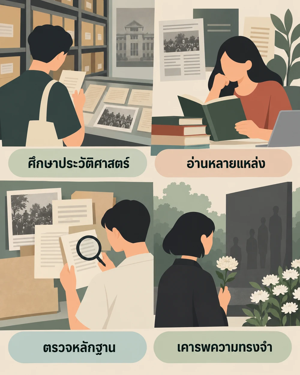 ศึกษา 6 ตุลาอย่างไรโดยไม่ลดทอนผู้คน