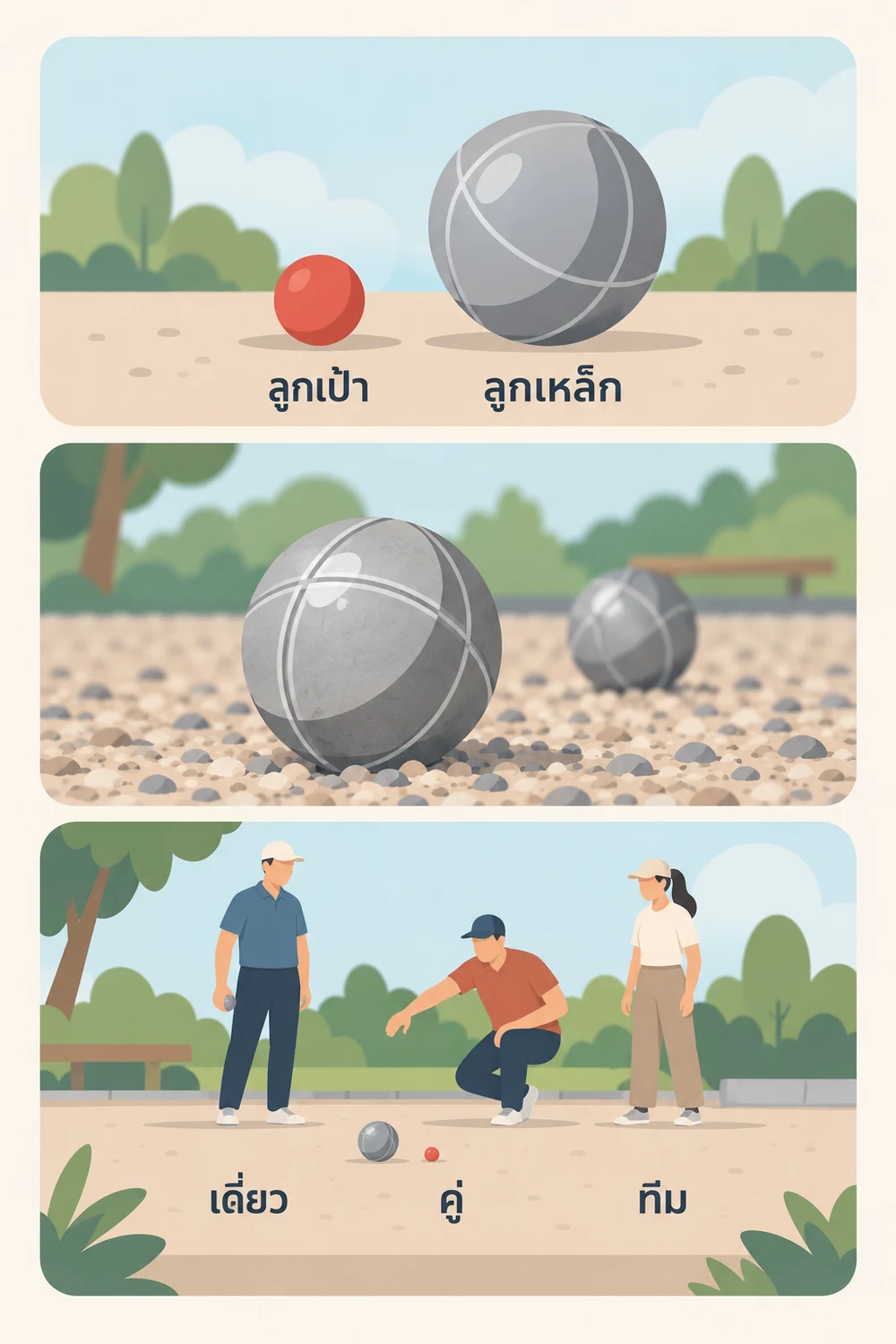 อุปกรณ์และรูปแบบทีมมีอะไรบ้าง