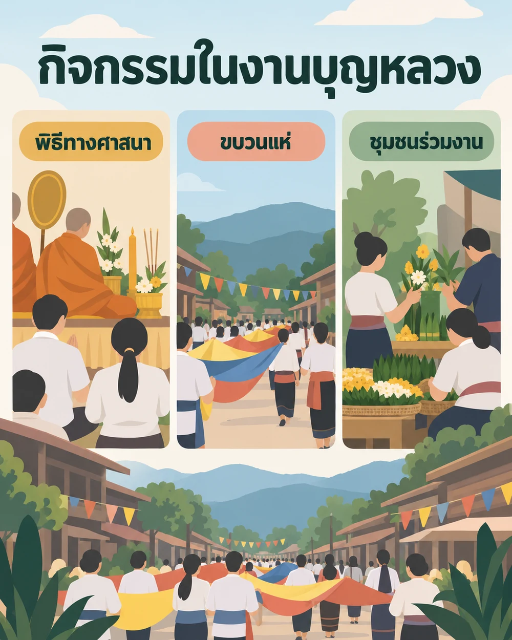 ในงานมีอะไรนอกจากขบวนหน้ากาก