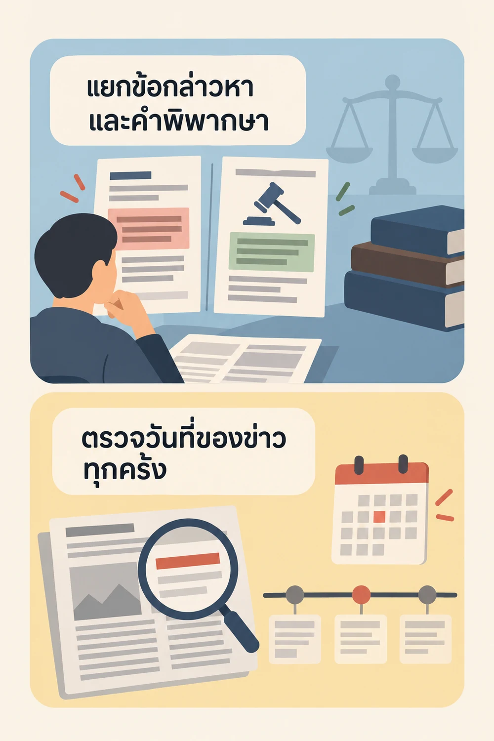 อ่านรายงานคดีภายหลังอย่างไรให้ไม่สับสน
