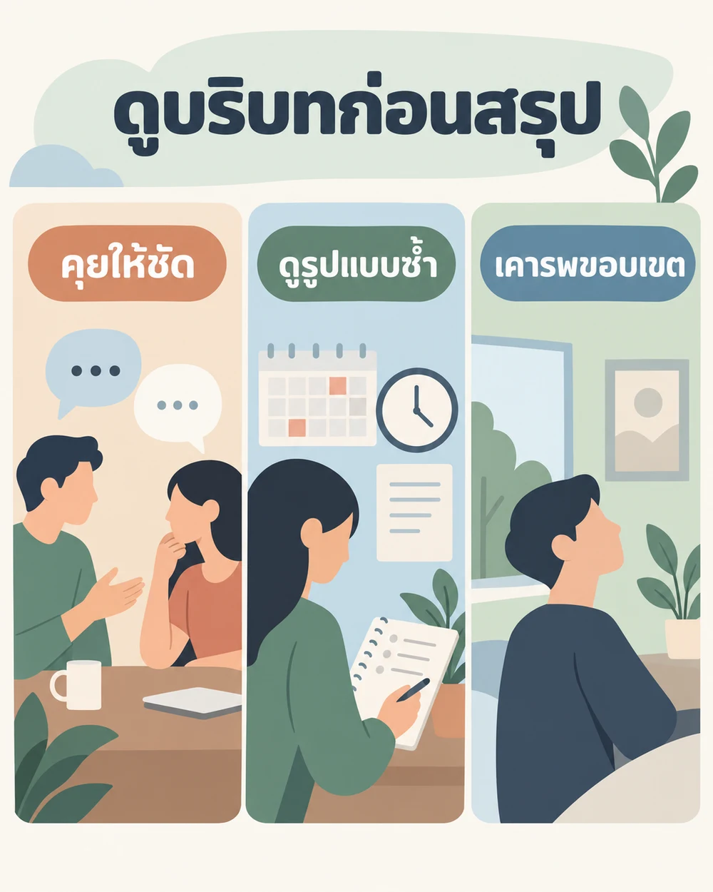 เรื่องใดต้องดูบริบทก่อนสรุป