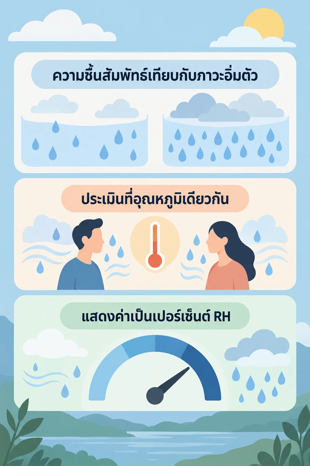 ความชื้นสัมพัทธ์คืออะไร