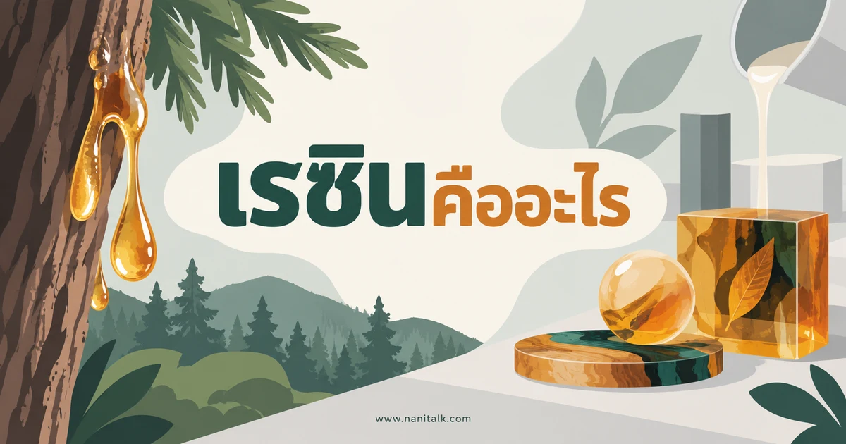 เรซินคืออะไร? แยกชนิด คุณสมบัติ การใช้งาน และข้อควรระวัง