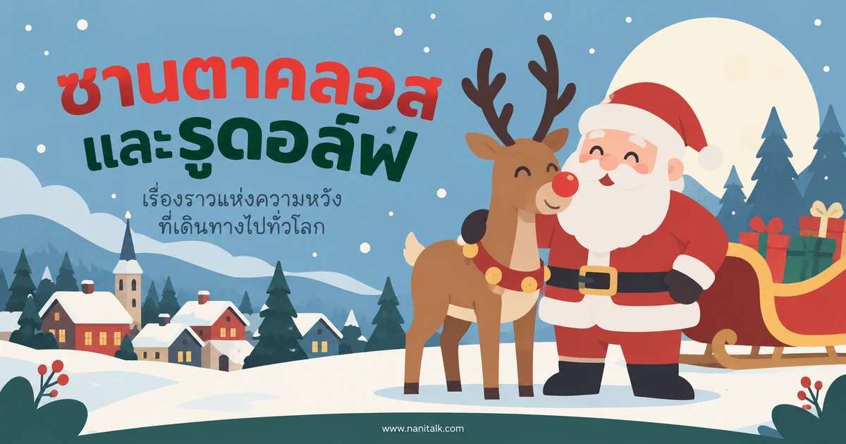 ซานตาคลอส ประวัติ ตำนาน และที่มาของรูดอล์ฟ