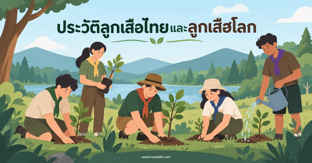 ประวัติลูกเสือไทยและลูกเสือโลก พร้อมความหมายของคำปฏิญาณ