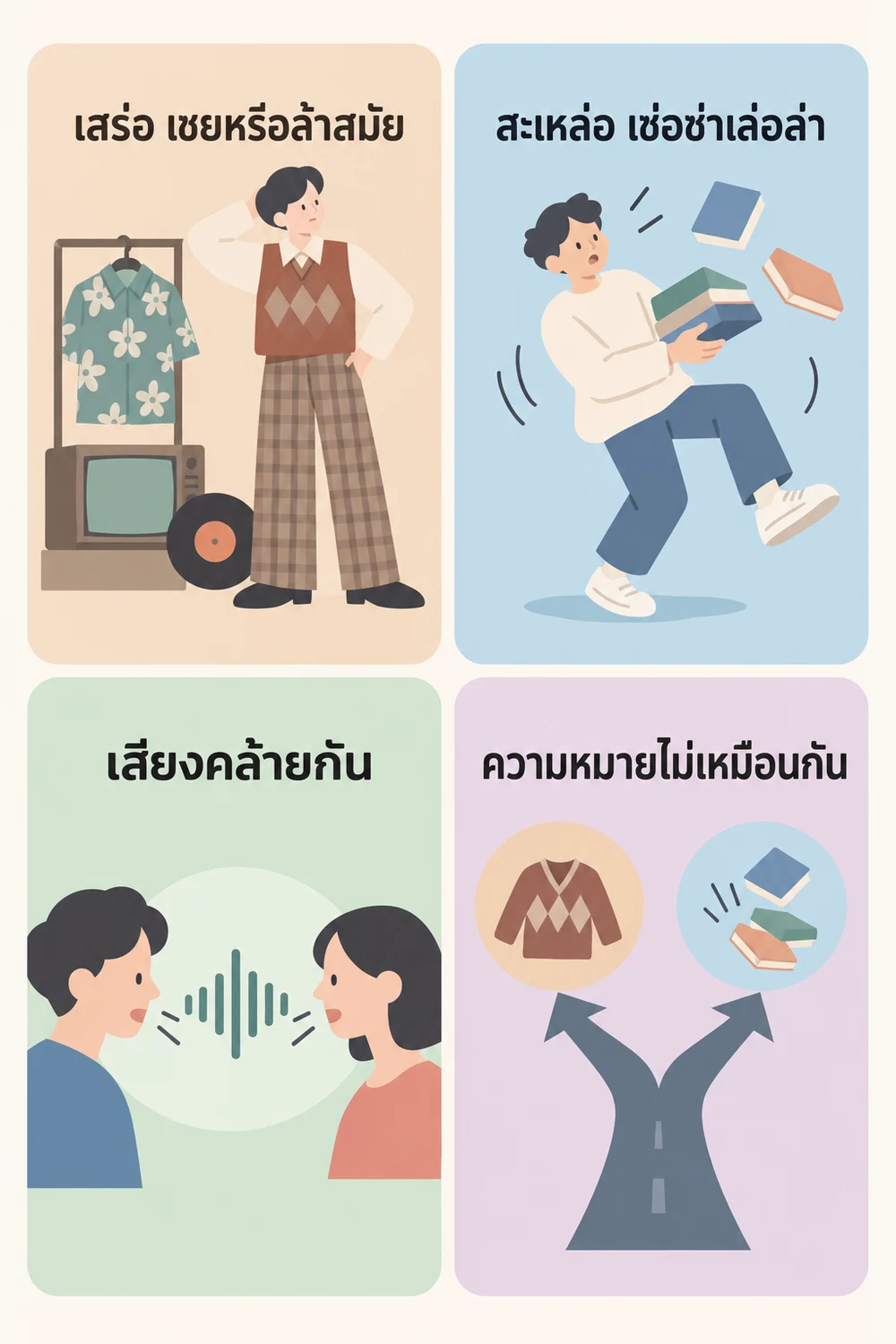 เสร่อกับสะเหล่อต่างกันอย่างไร