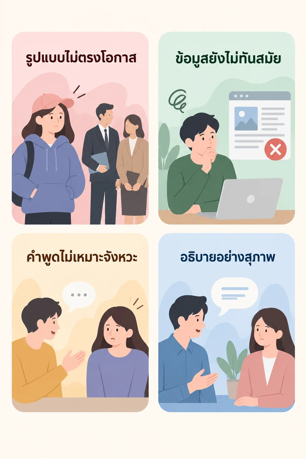 เลือกคำอื่นแทนเสร่อเมื่ออยากสื่อให้ชัด