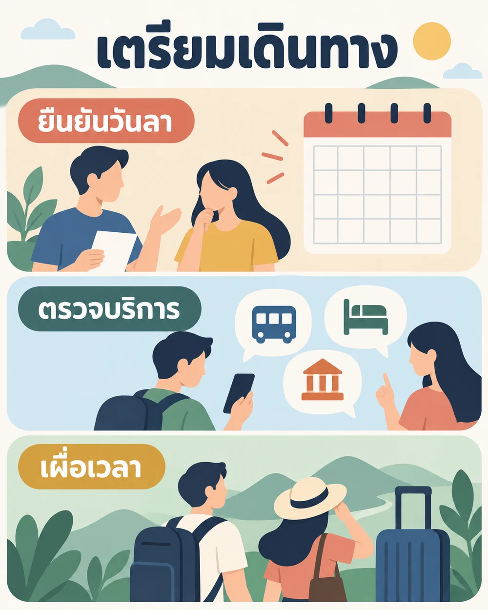 วางแผนเดินทางช่วงสงกรานต์อย่างไร