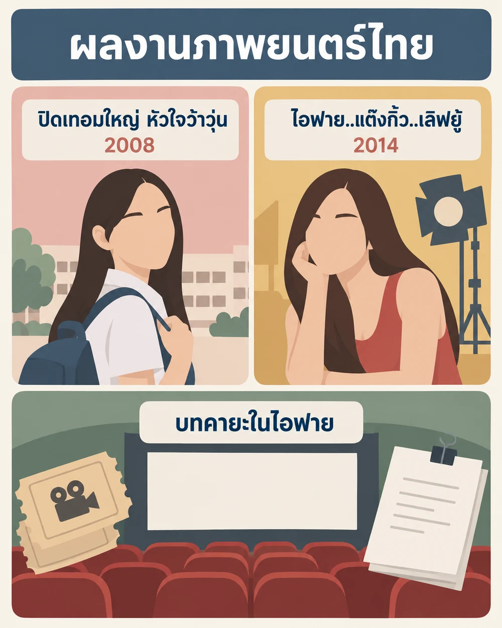 ผลงานภาพยนตร์ไทย