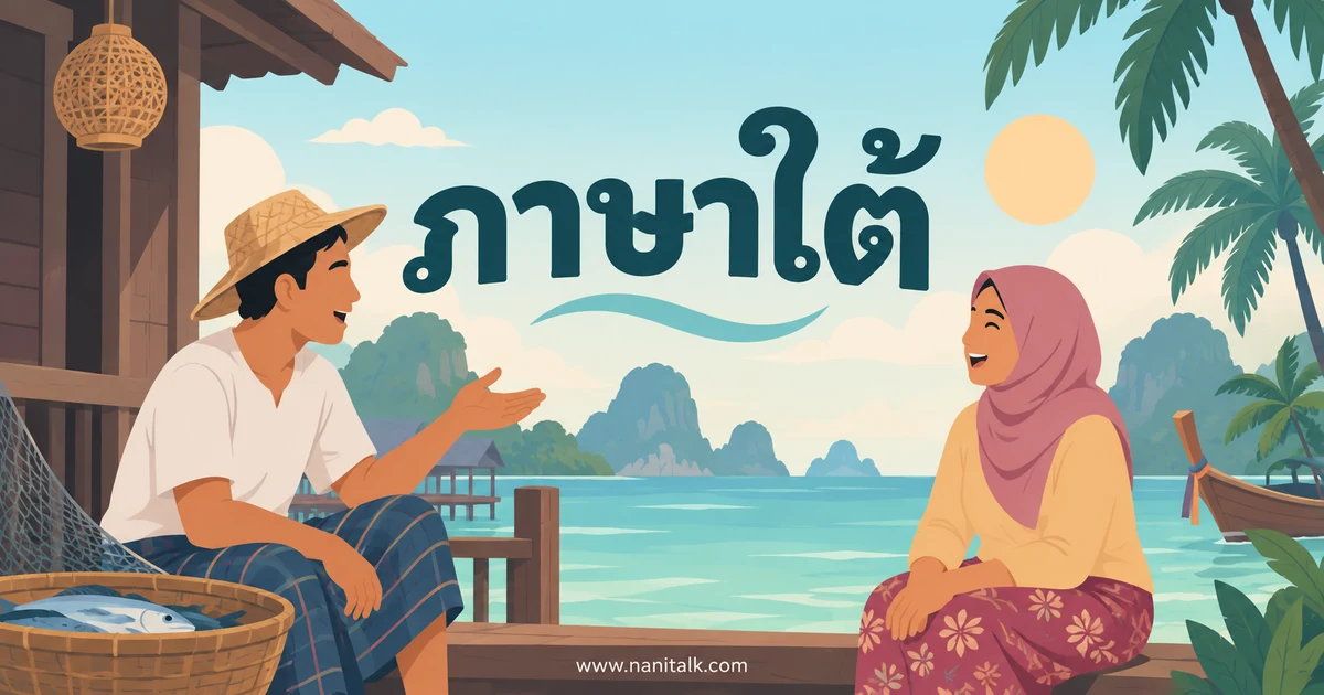 ภาษาใต้ คำศัพท์และวลีที่ใช้บ่อย พร้อมความหมาย