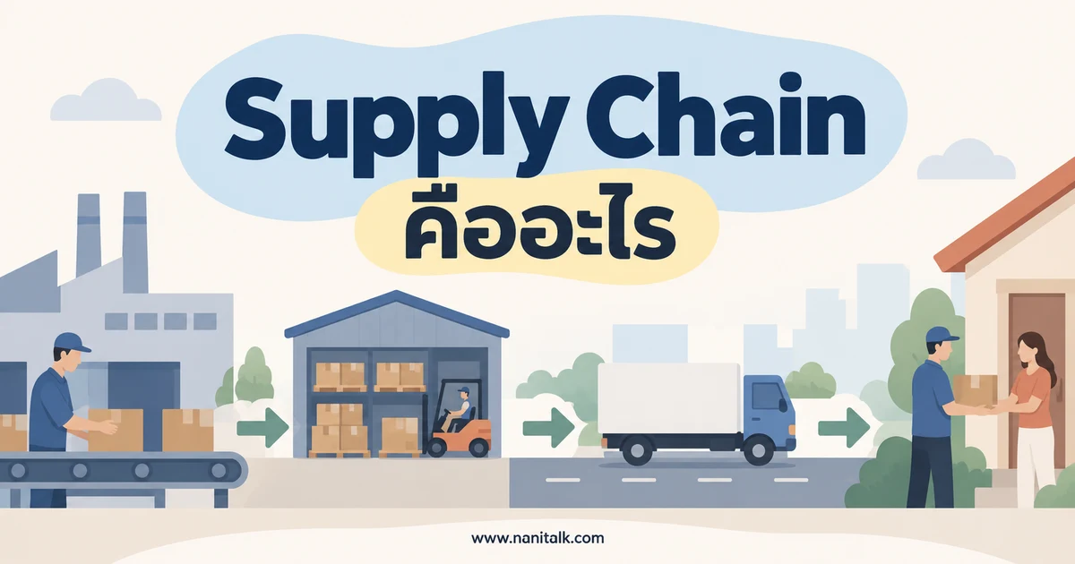 ห่วงโซ่อุปทาน (Supply Chain) คืออะไร? ทำงานอย่างไร