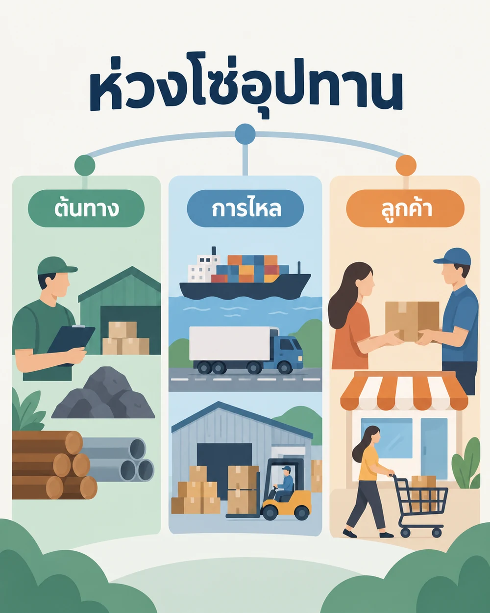 Supply Chain คืออะไร และต่างจากโลจิสติกส์อย่างไร