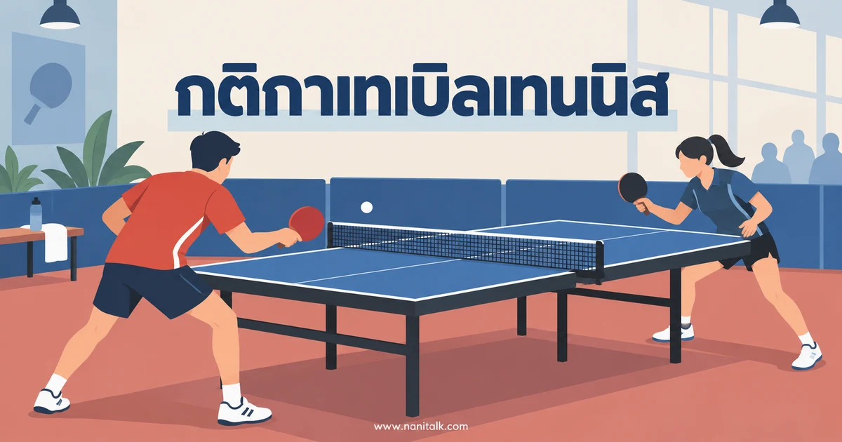 ประวัติเทเบิลเทนนิสและกติกาพื้นฐาน: เริ่มเล่นให้ถูกวิธี