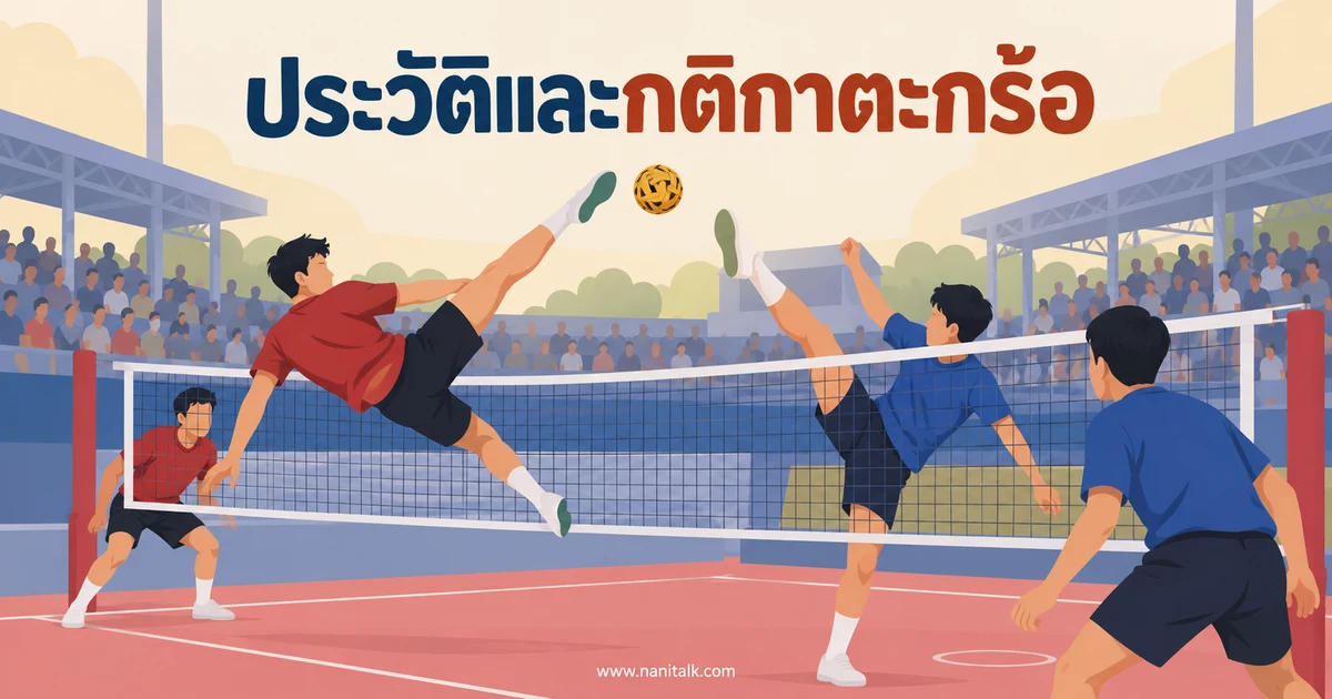 ประวัติตะกร้อและกติกาเซปักตะกร้อฉบับเข้าใจง่าย