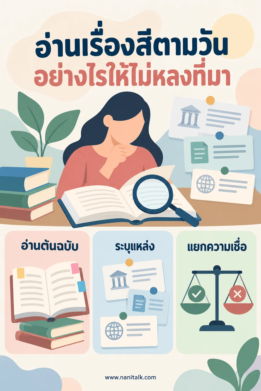 อ่านเรื่องสีตามวันอย่างไรให้ไม่หลงที่มา
