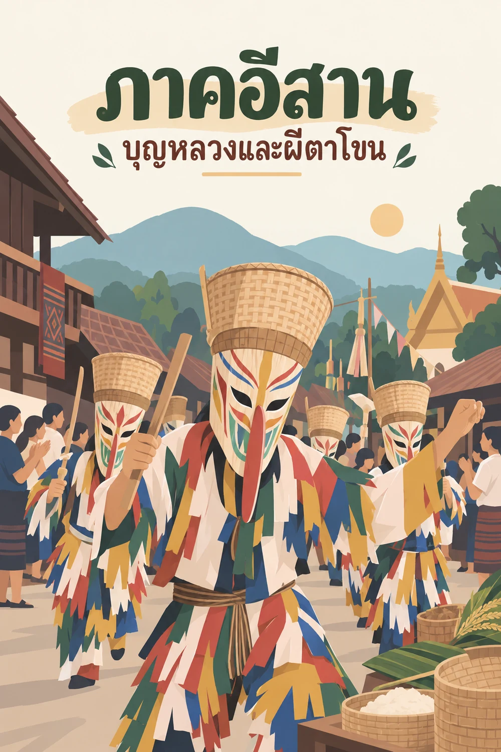 ภาคอีสาน: บุญหลวงและผีตาโขน