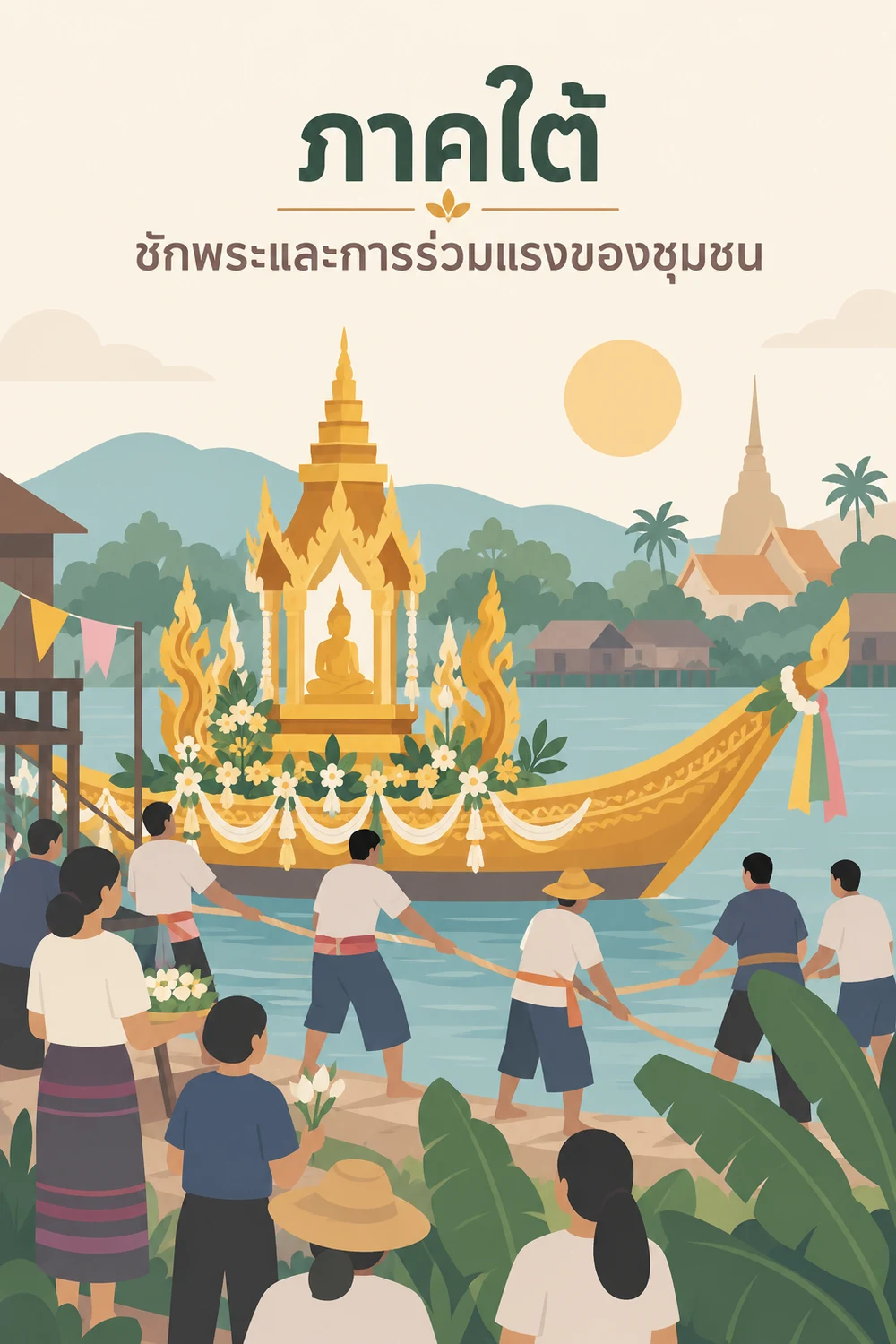 ภาคใต้: ชักพระและการร่วมแรงของชุมชน