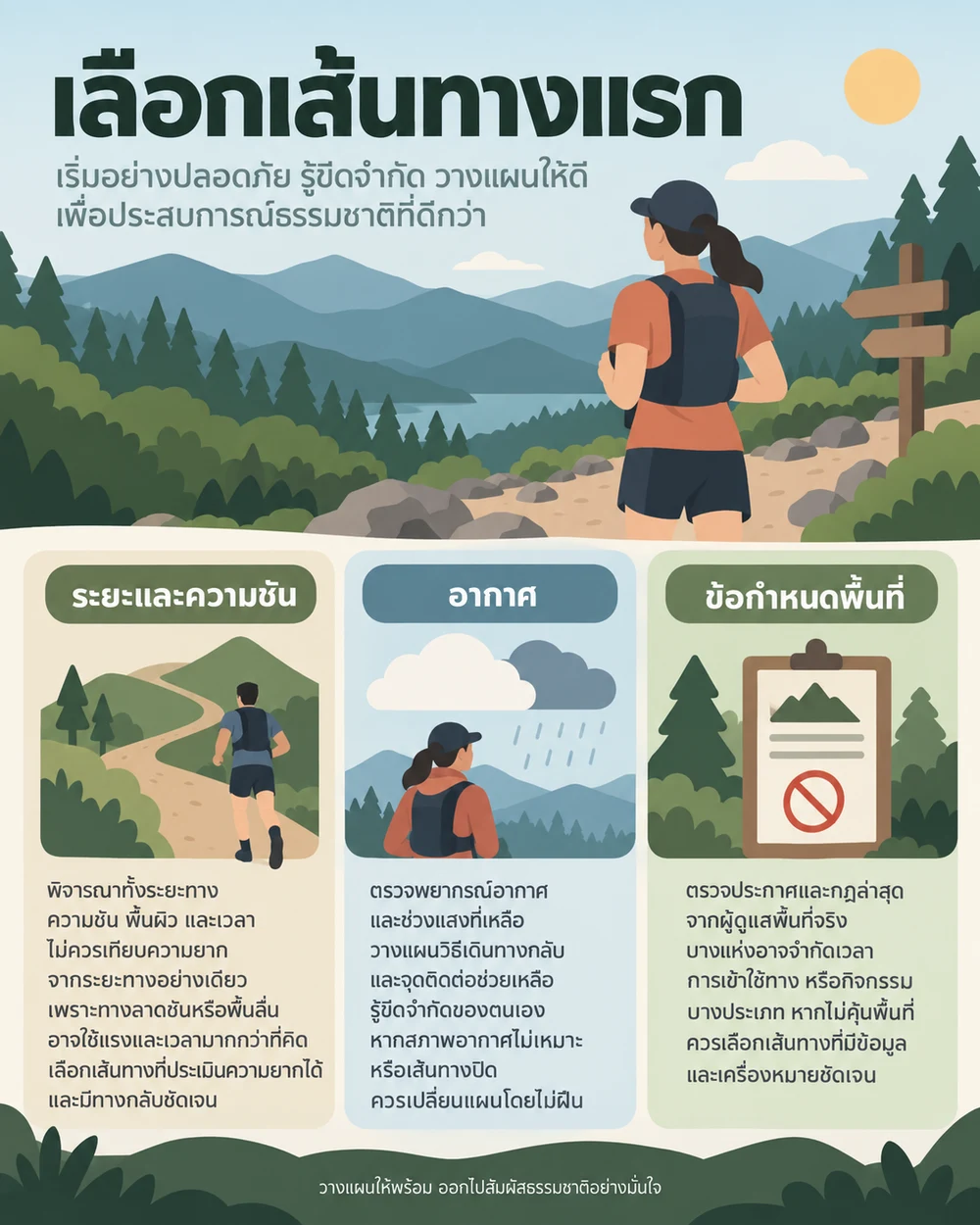 เลือกเส้นทางแรกให้เหมาะกับตัวเอง