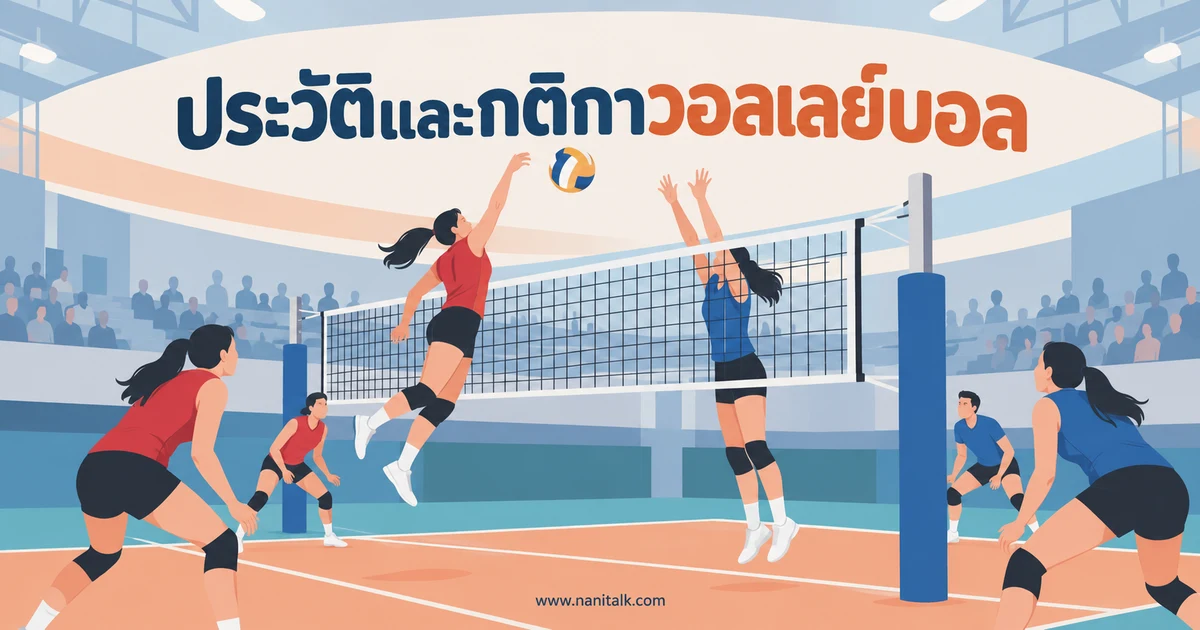ประวัติวอลเลย์บอลและกติกาพื้นฐาน ฉบับเข้าใจง่าย