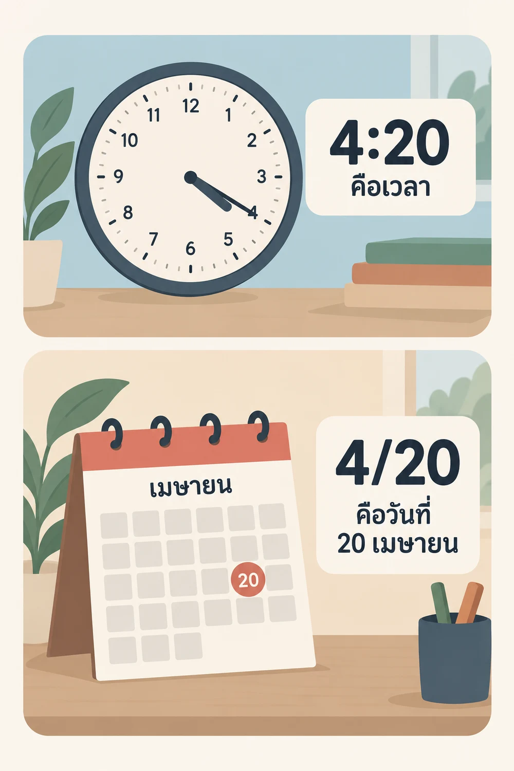 420 หมายถึงเวลาและวันที่อย่างไร
