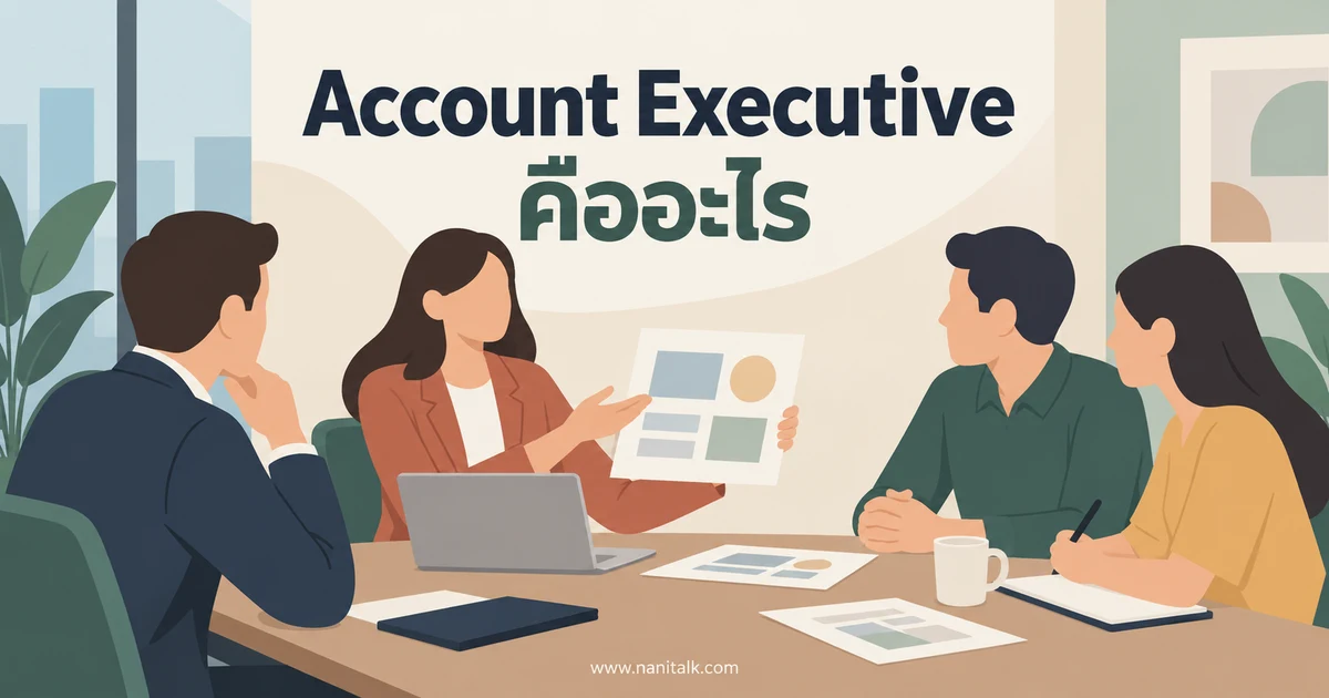 Account Executive (AE) คืออะไร? หน้าที่และทักษะที่ใช้จริง