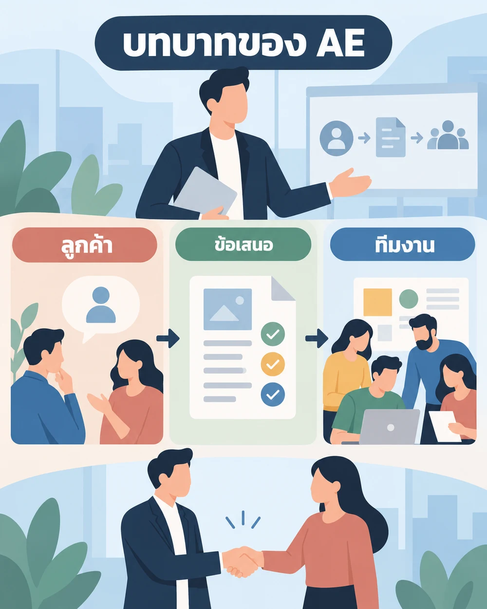 Account Executive คือใคร และต่างจากตำแหน่งอื่นอย่างไร