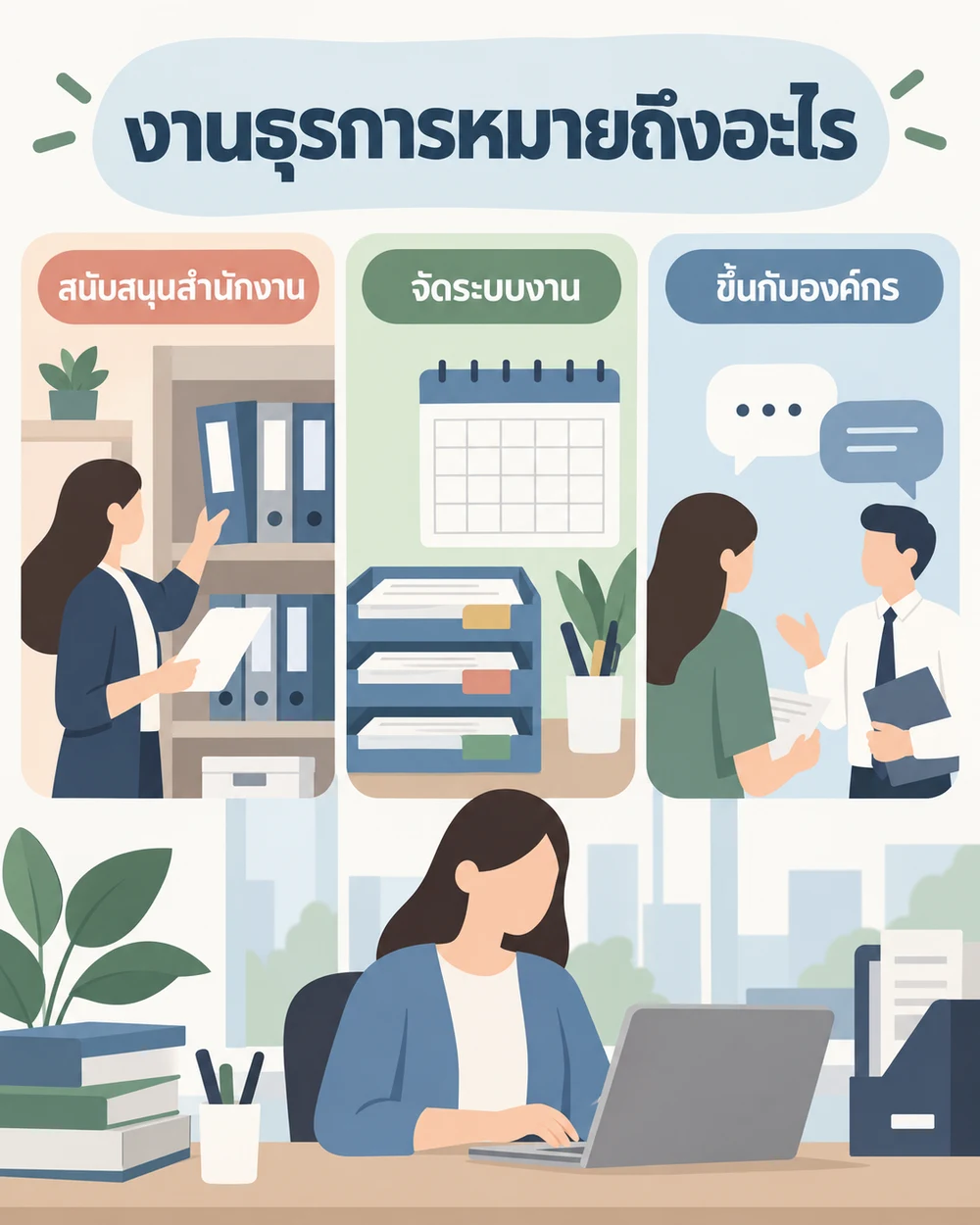 งานธุรการหมายถึงอะไร